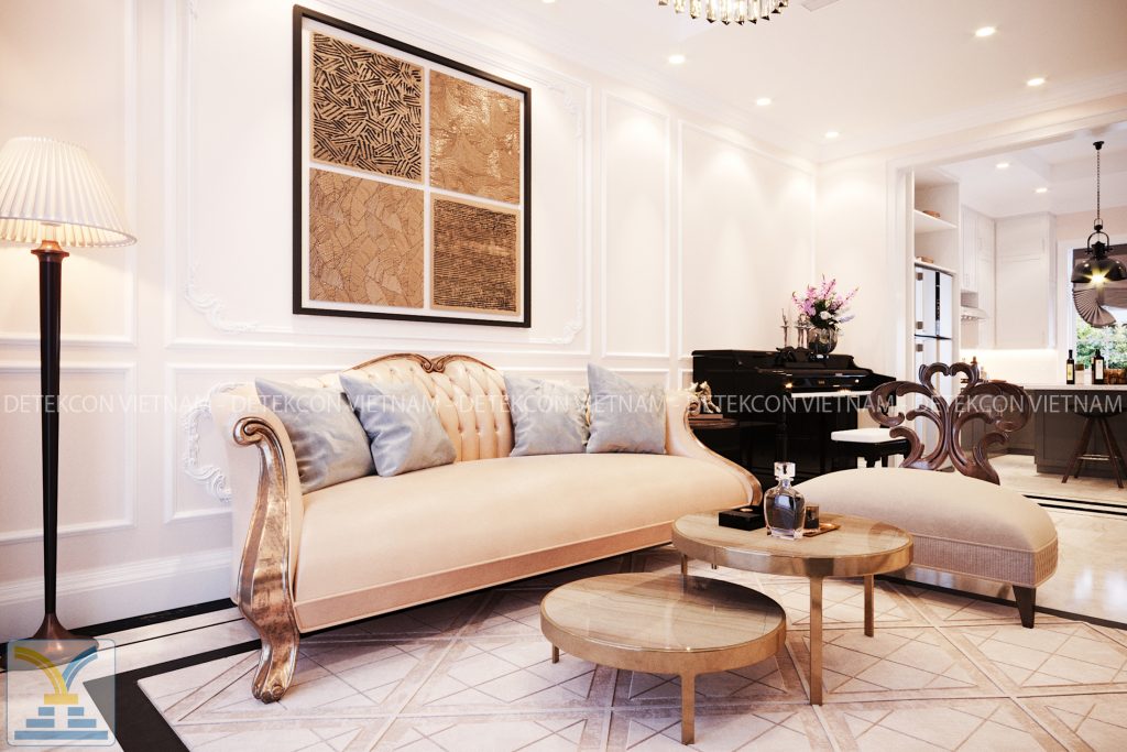 Phong cách thiết kế tân cổ điển giúp không gian sang hơn
